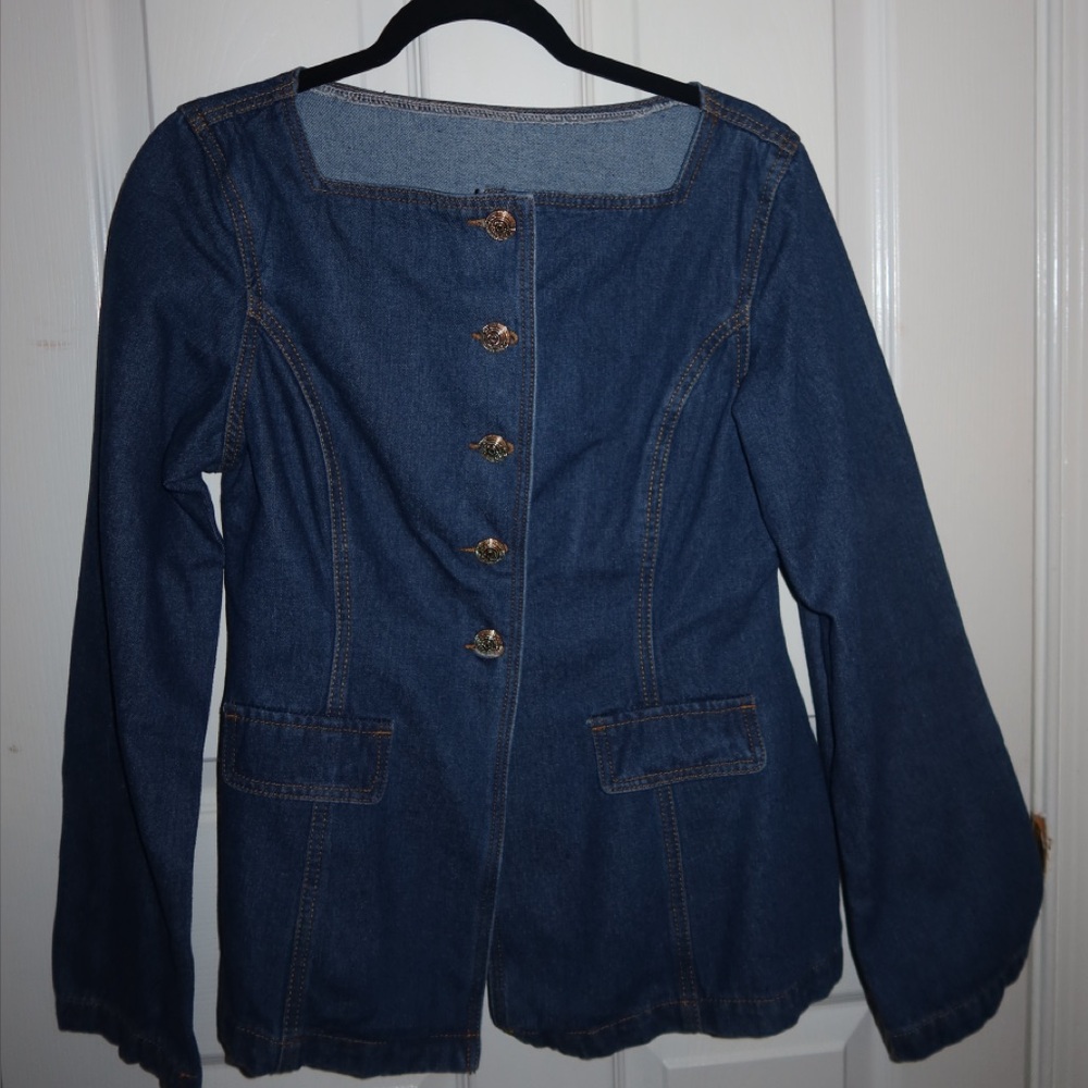 Stylish Blue Denim top